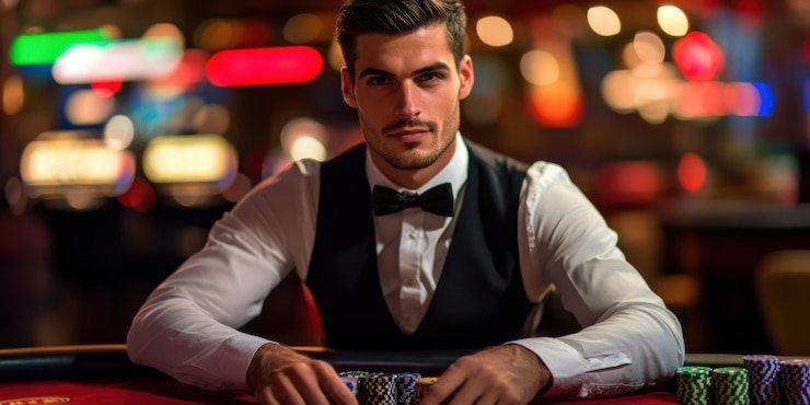 Tabel strategi Casino Hold'em dengan rekomendasi tangan untuk dimainkan